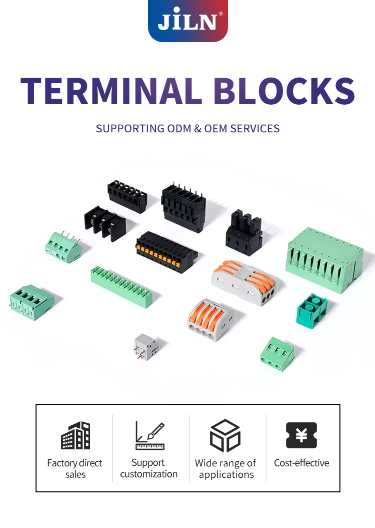 Custom China Manufacturer Jl2edgkdh-5.08 Pluggable Terminal Block Connector