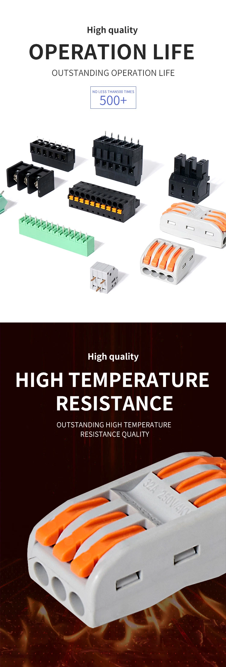 Custom China Manufacturer Jl9edgk-5.0 Pluggable Terminal Block Connector