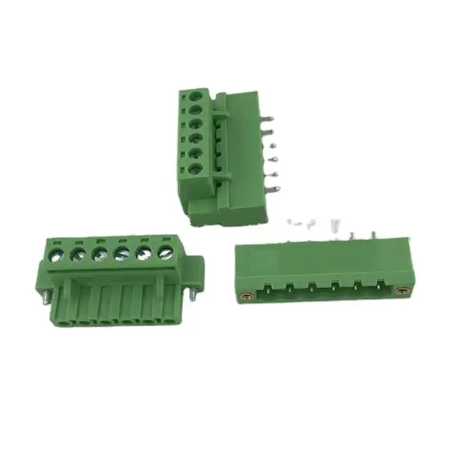 Factory 2.5mm 3.5mm 5mm 5.08mm Screw Pluggable PCB Terminal Block for PLC Sensor Screwless Terminal Block